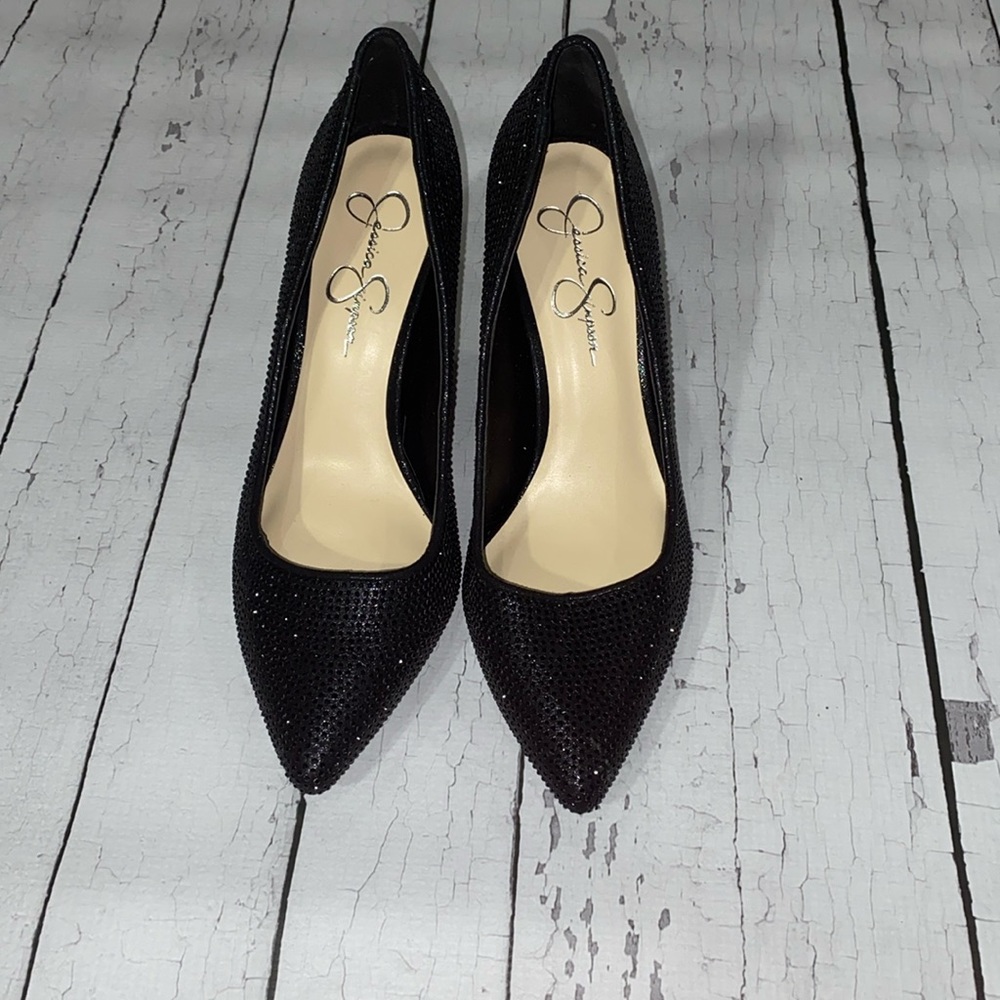 Jessica Simpson sparkle heels